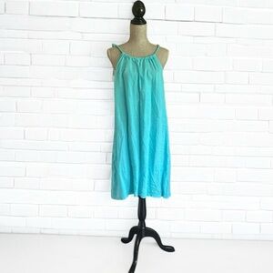 Linen Aqua Summer Dress - like new - Tommy Bahama